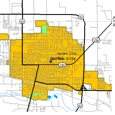 Garden City map