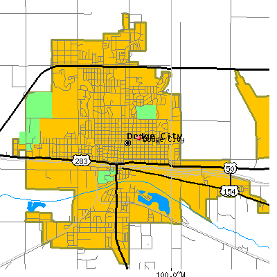 Dodge City map