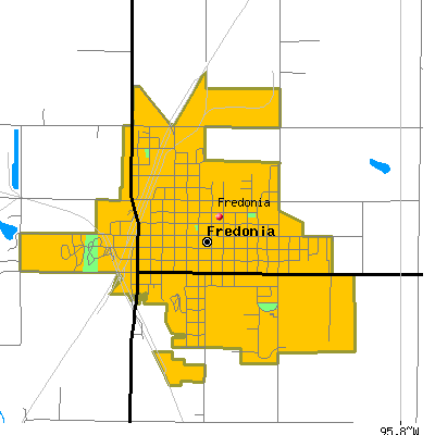 Fredonia map