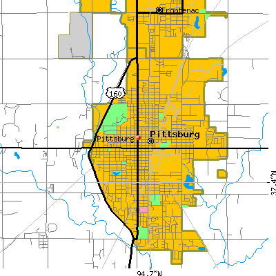 Pittsburg map