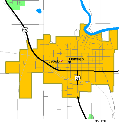 Oswego map