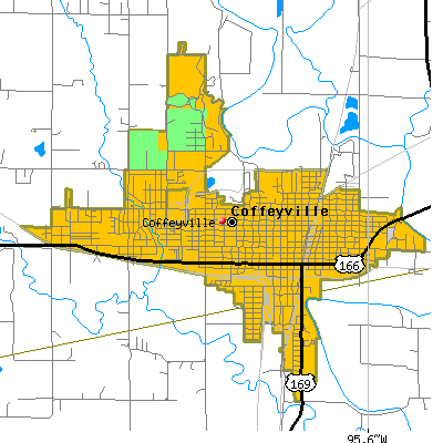 Coffeyville map