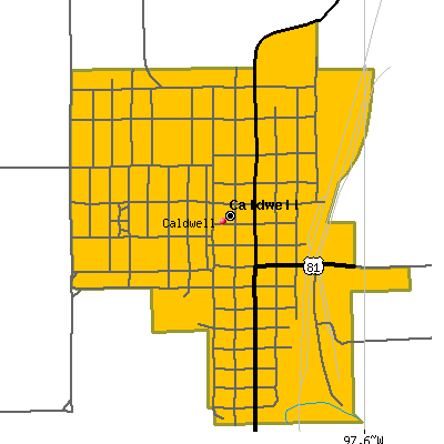 Caldwell map