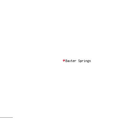 Baxter Springs map