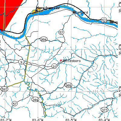 Tollesboro map