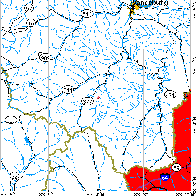 Laurel-Petersville map