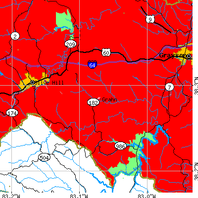 Grahn map