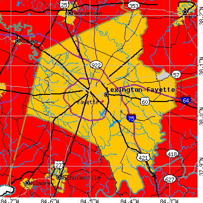Fayette map