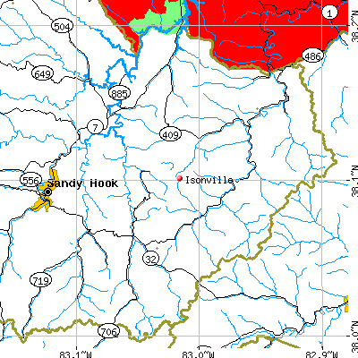 Isonville map