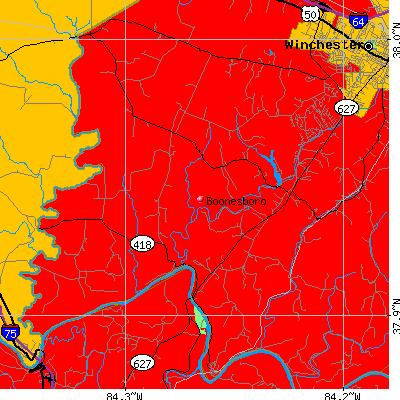 Boonesboro map