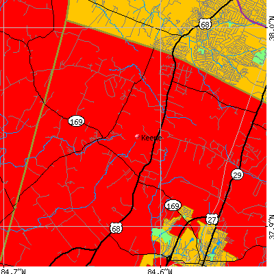 Keene map