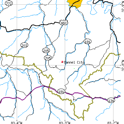 Cannel City map