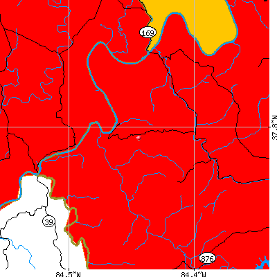 Cottonburg-Valley View map