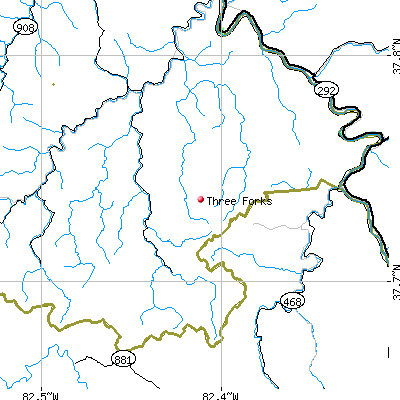 Three Forks map