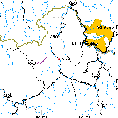 Sidney map