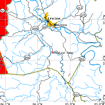 Station Camp map