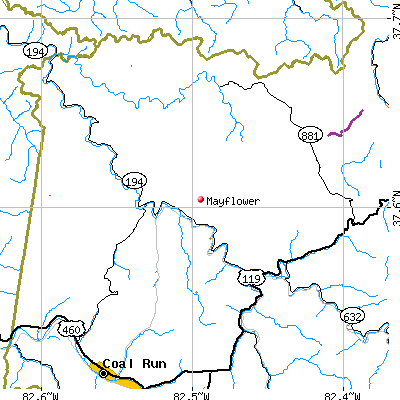 Mayflower map