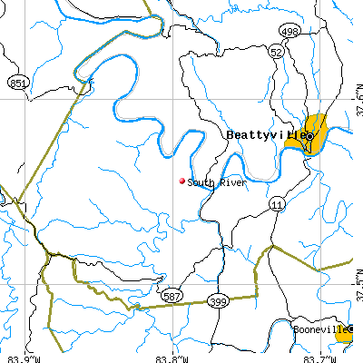 South River map