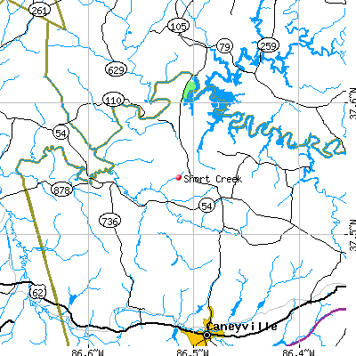 Short Creek map