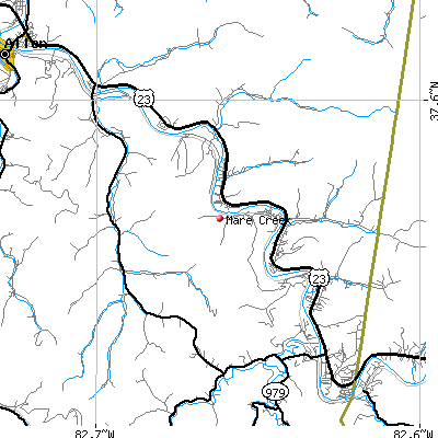 Mare Creek map