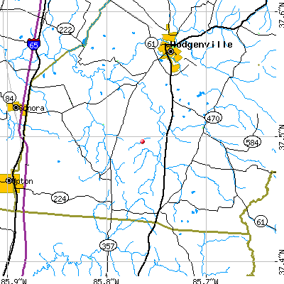 Magnolia-Upton map