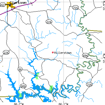 Millerstown map