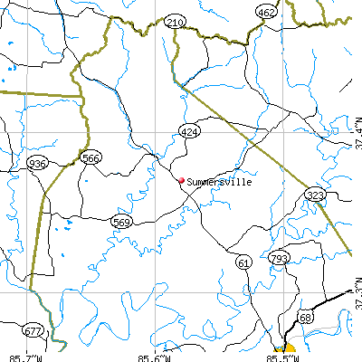 Summersville map