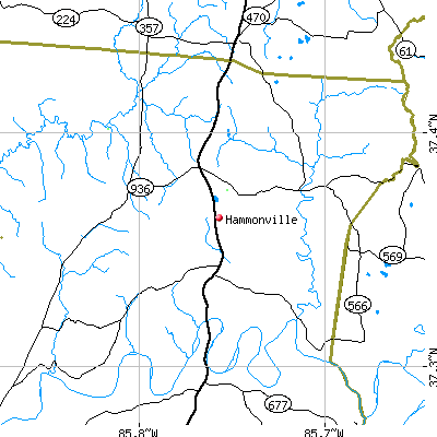 Hammonville map