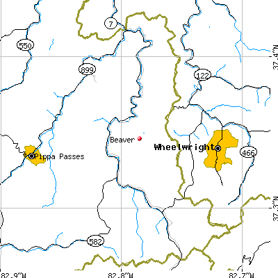 Beaver map