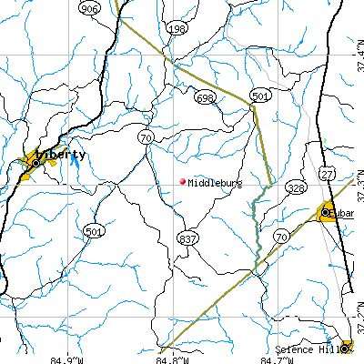 Middleburg map