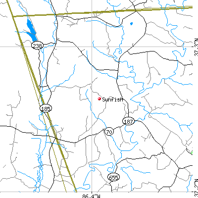 Sunfish map