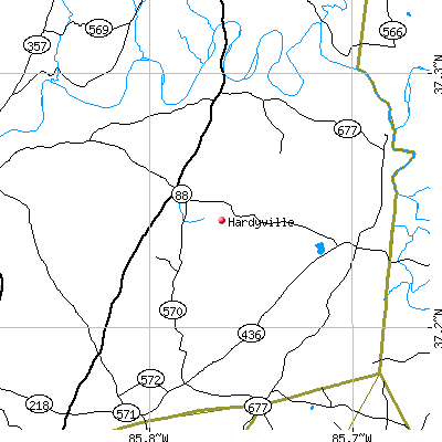 Hardyville map