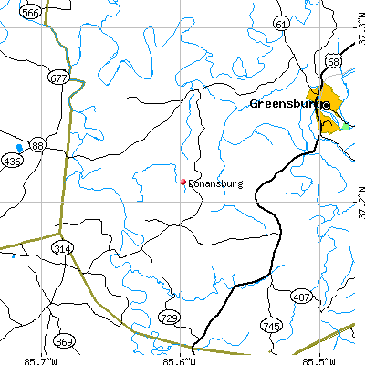 Donansburg map
