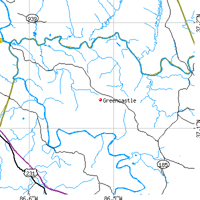 Greencastle map