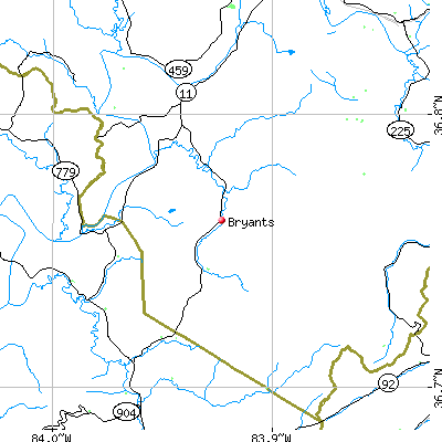 Bryants map