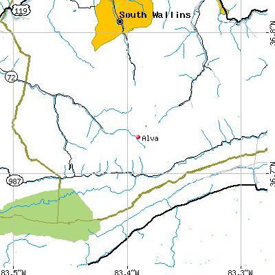 Alva map