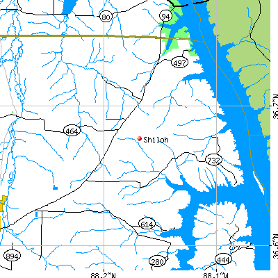 Shiloh map
