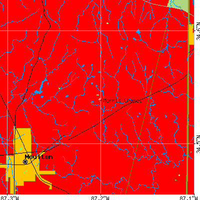 Morris Chapel map