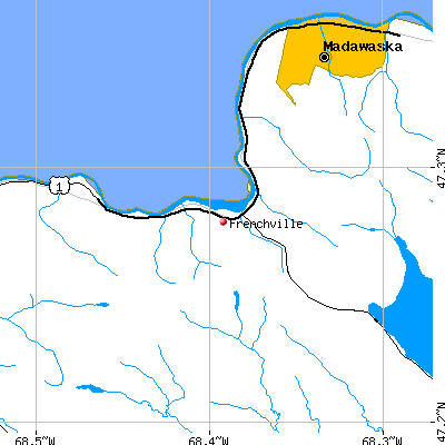 Frenchville map