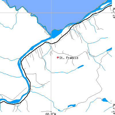 St. Francis map