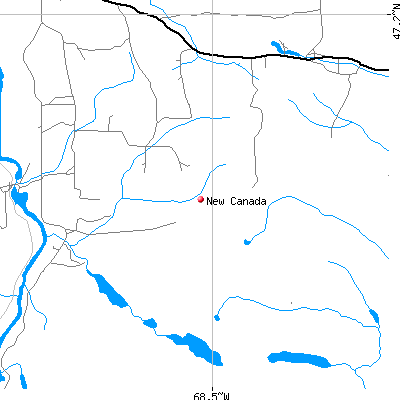New Canada map