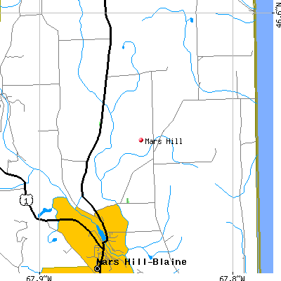Mars Hill map