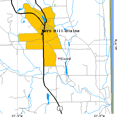 Blaine map