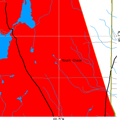 Mount Chase map
