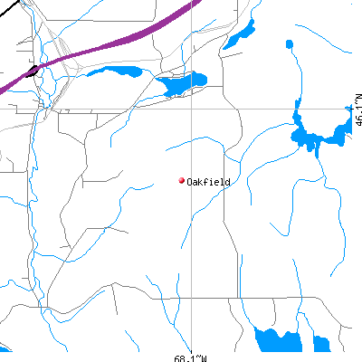Oakfield map