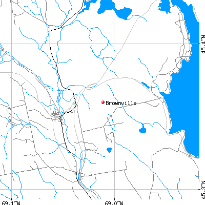 Brownville map