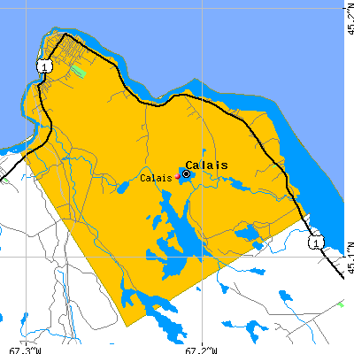Calais map