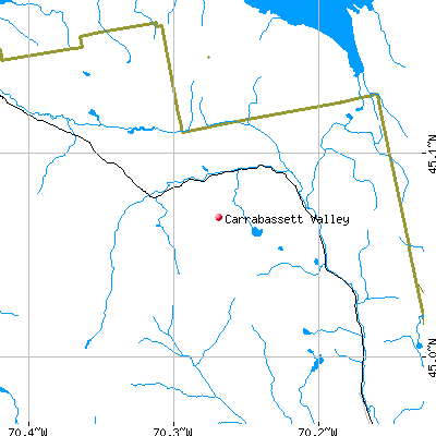 Carrabassett Valley map
