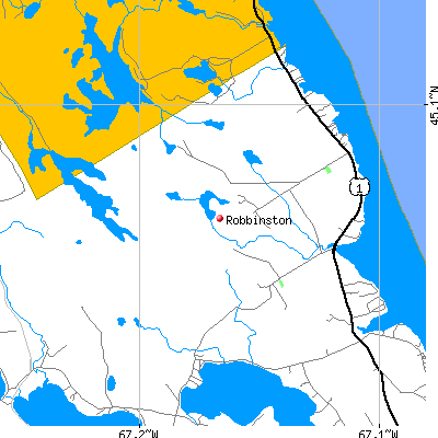 Robbinston map