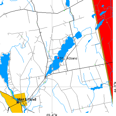 St. Albans map
